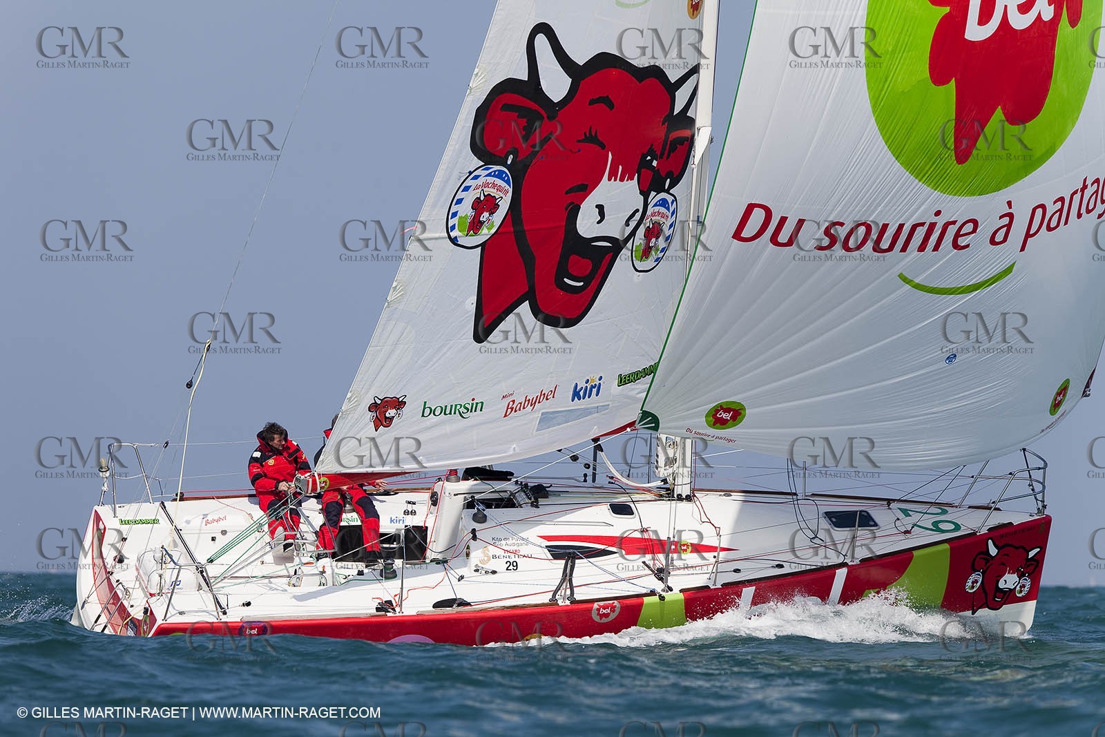 13 03 2010 -  La Grande Motte   Port Camargue (FRA) - Groupe Bel - Kito de Pavant   Sebastien Audigane training for Transat AG2R