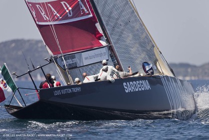 23 05 2010 - La Maddalena (ITA, Sardinia) Louis Vuitton Trophy - BMW ORACLE Racing - Racing Day 2