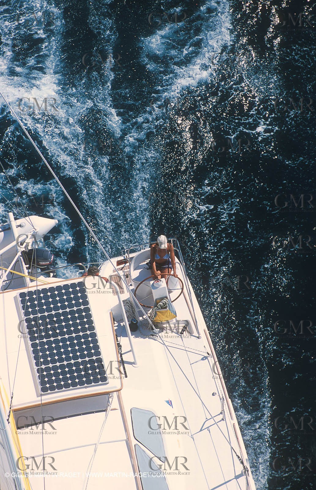 Cruising multihull sailing