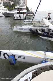 03 07 2012 - New York (USA, NY) -Krys Ocean Race prologuie - arrivée à New York