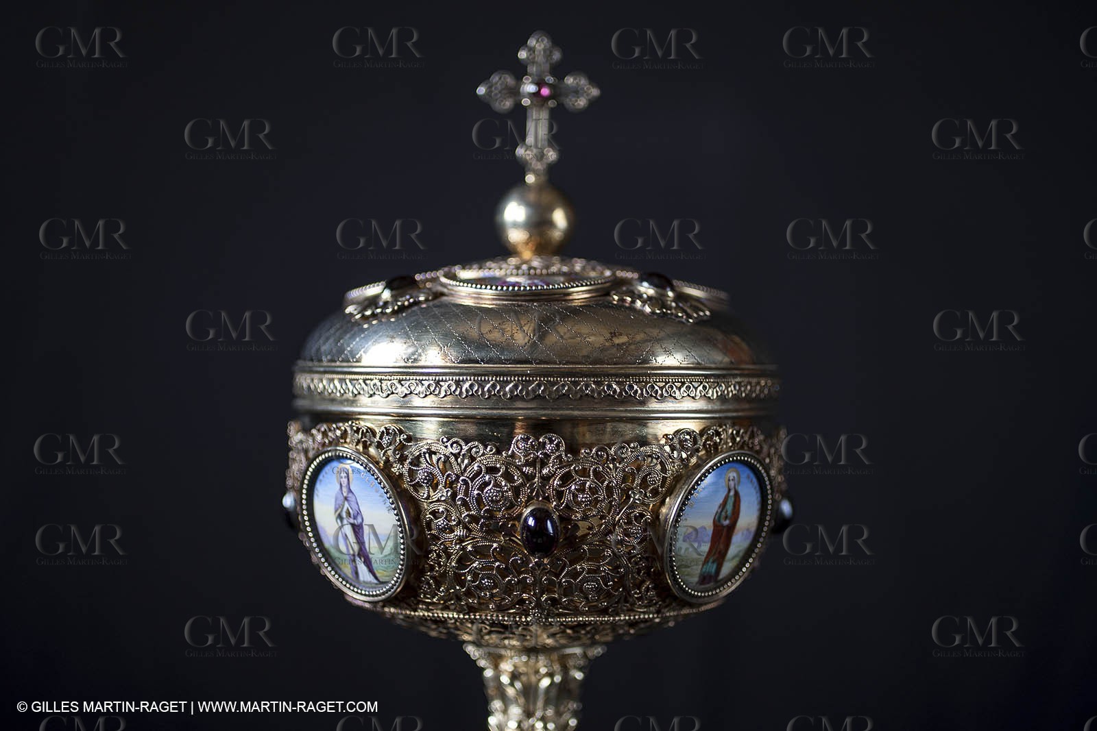 04 02 2013 - Marseille(FRA,13), Notre Dame de la Garde,liturgical silverware
