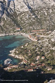 04 04 2009 - Marseille (FRA, 13) - Les Calanques - Marseille as seen from the top of the Baou Rond summit