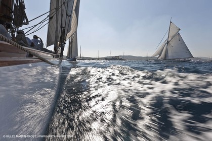 01 10 2011 - Saint Tropez (FRA,13) - Voiles de Saint Tropez 2011 - Classic Yachts - Day 5 - Onboard Mariquita
