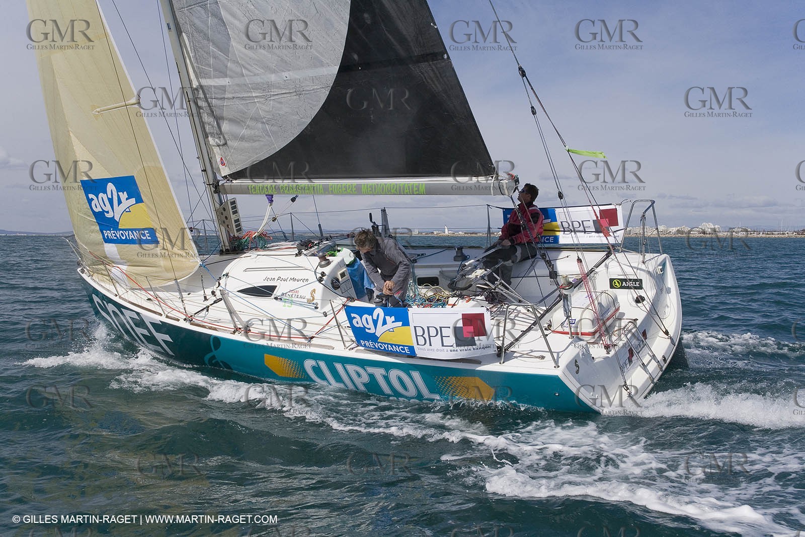 27 03 08- La Grande Motte- (FRA,34) Transat AG2R 2008- Jean-Paul Mouren- Laurent Pellecuer