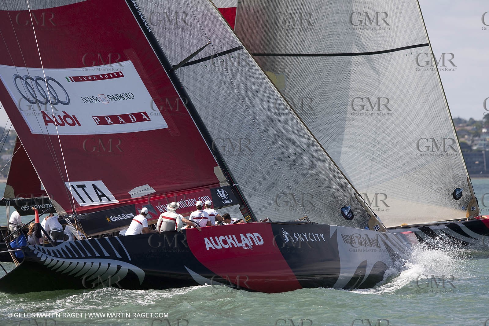 08 02 2009 - Auckland (NZL) -  Louis Vuitton Pacific Series -  Racing Day 8 - Round Robin 2