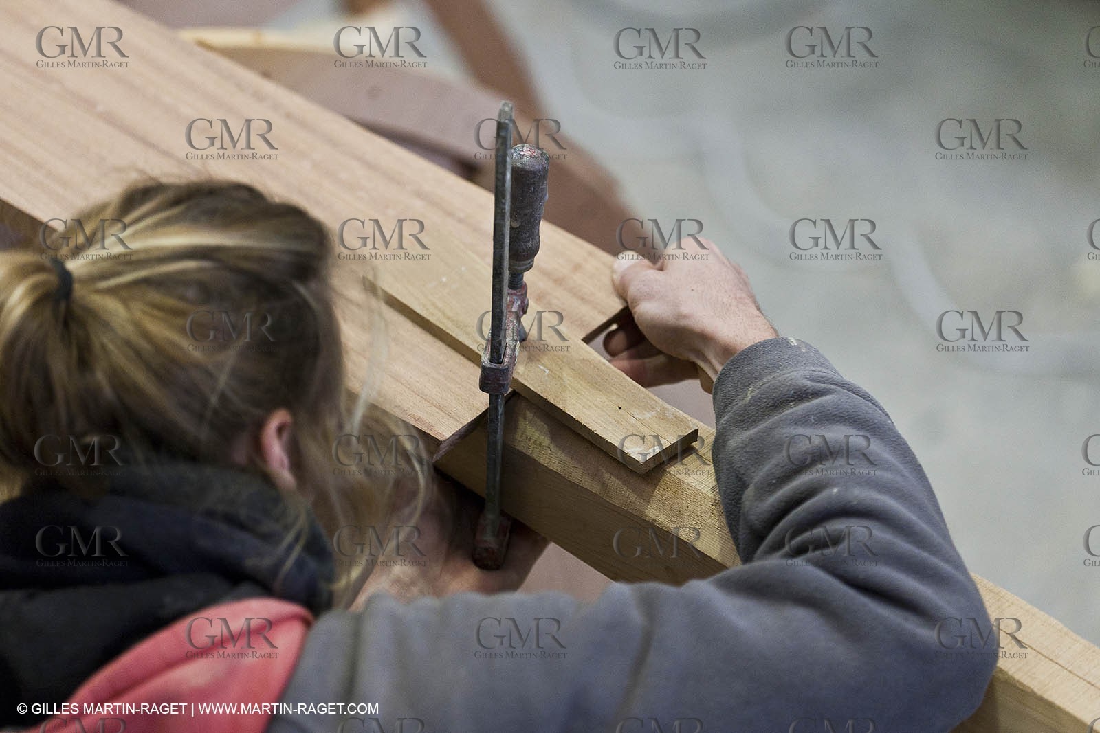 18 01 2012 - Marseille (FRA,13) - Alcyon construction at Carènes boat yard