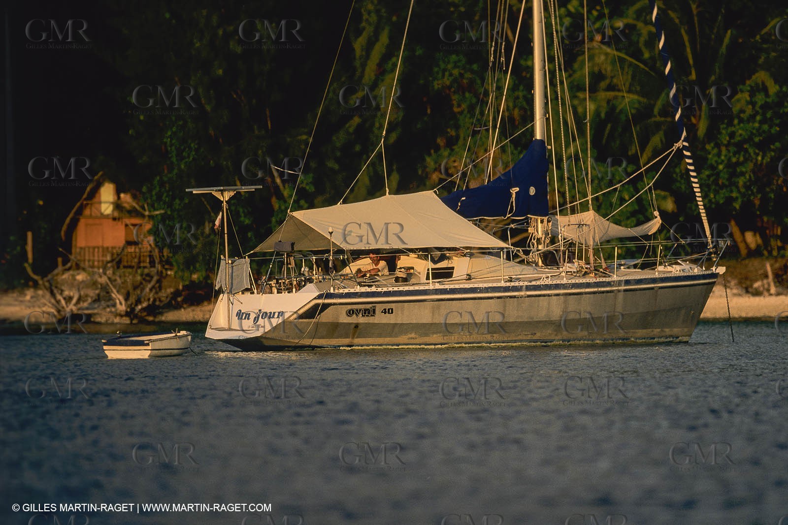sailing, cruising, monohull at the mooring