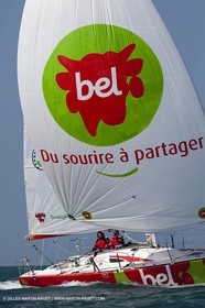 13 03 2010 - La Grande Motte   Port Camargue (FRA) - Groupe Bel - Entraînement Kito de Pavant   Sébastien Audigane en vue de la Transat AG2R 2010