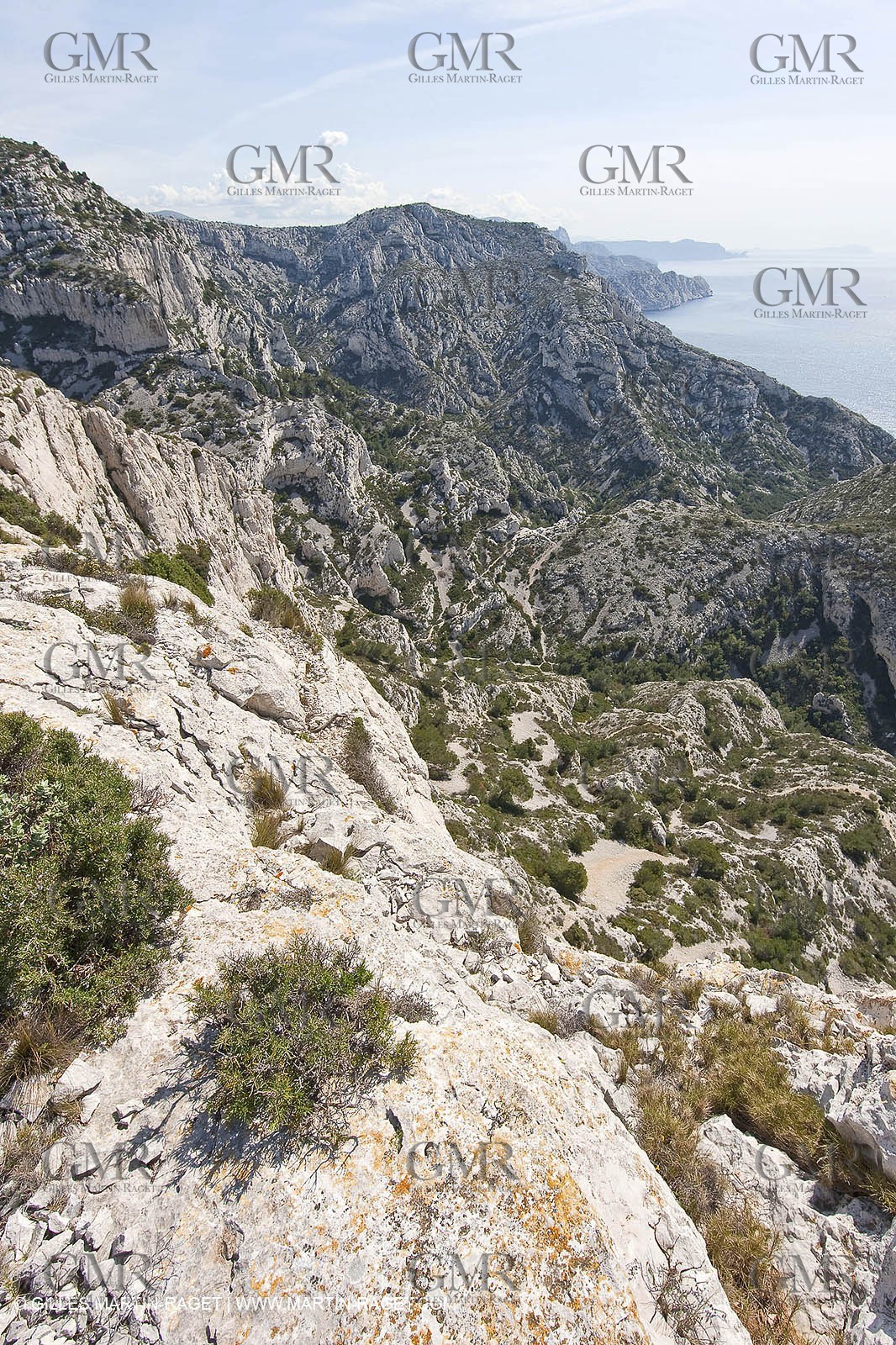 18 04 2009 - Marseille (FRA, 13) - Les Calanques - At the summit od rocher St Michel - Vallon de la Mounine