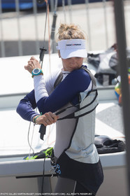 16 08 2016, Rio de Janeiro (BRA), 2016 Olympic Games, Sailing, Sarah Steyaert, Aude Compan