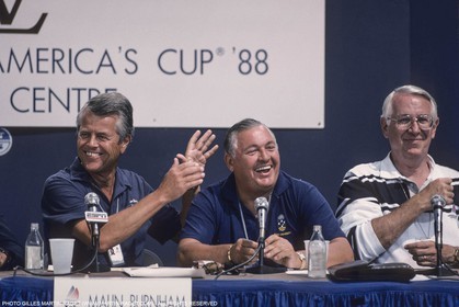 Sailing, Yacht Racing, America's Cup XXVII, San Diego (USA,CA) 1988, Stars & Stripes Vs New Zealand, john Brunham, Alan Bond, Commodore SDYC