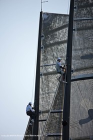 18 05 2010 - La Maddalena (ITA, Sardinia) Louis Vuitton Trophy - BMW ORACLE Racing - Training