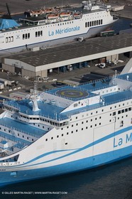 14 01 2012 - Marseille (FRA,13) - La Meridionale shipping company - the Piana off Marseille and the Calanques