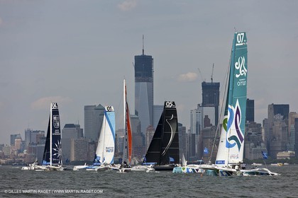 03 07 2012 - New York (USA, NY) -Krys Ocean Race prologuie - arrivée à New York