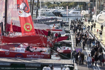 17 12 2010 - Barcelona (ESP) - Barcelona World Race 2010 - Groupe Bel - Preparation