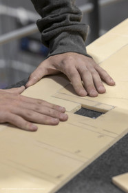 29 10 2018, La Grande Motte (FRA,30), Chantier Gunboat, construction du Gunboat 68