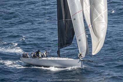 28 09 2022? Saint-Tropez,(FRA,83), Les Voiles de Saint-Tropez 2022 Régate N° 2 poup les modernes, navigation libre pour les grandes goélettes