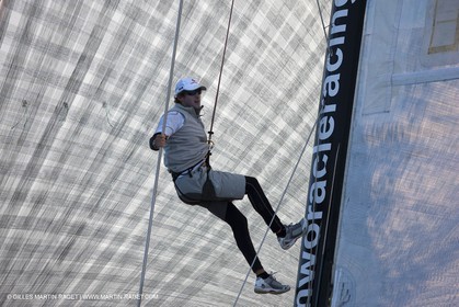 18 05 2010 - La Maddalena (ITA, Sardinia) Louis Vuitton Trophy - BMW ORACLE Racing - Training