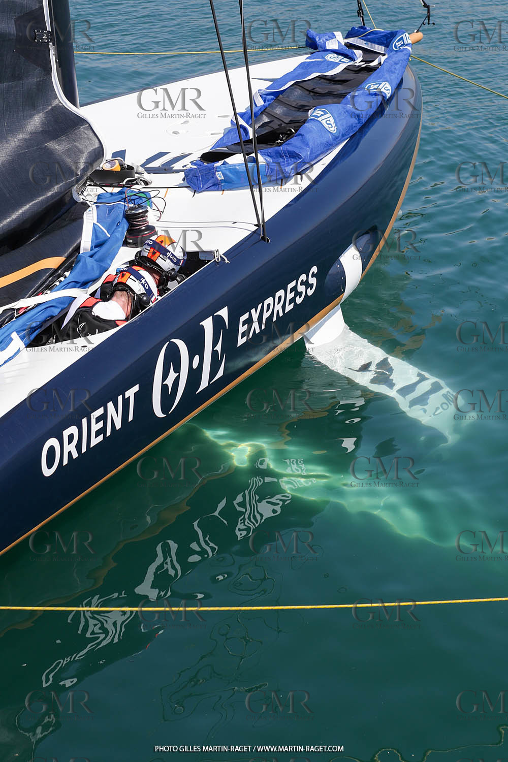 22 08 2023, Barcelona (ESP), 37th America's Cup, Orient Express Racing Team, AC 40 first training