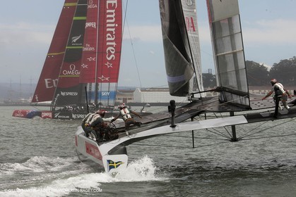 25 08 2013 - San Francisco (USA,CA) - 34th America's Cup - Louis Vuitton Cup Final, Day 7, Emirates Team New Zealand Vs Luna Rossa