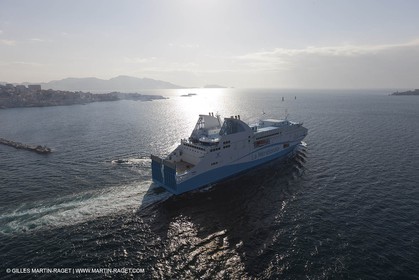 14 01 2012 - Marseille (FRA,13) - La Meridionale shipping company - the Piana off Marseille and the Calanques