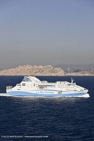 14 01 2012 - Marseille (FRA,13) - La Meridionale shipping company - the Piana off Marseille and the Calanques