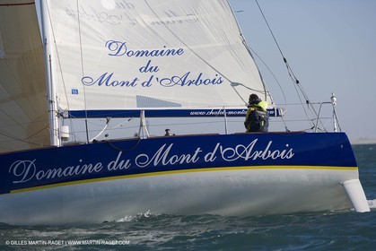 15 02 2007 - La Grande Motte (FRA) - Onedesign Figaro II - Thierry Duprey du Vorsent (Domaine de Monts d'Arbois)