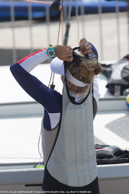 16 08 2016, Rio de Janeiro (BRA), 2016 Olympic Games, Sailing, Sarah Steyaert, Aude Compan