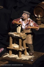 Les Baux de Provence, Atelier de fabrication de santons