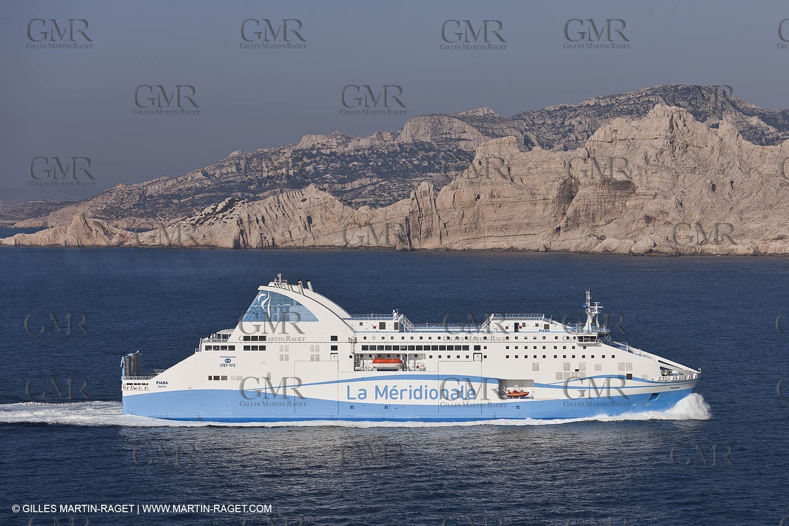 14 01 2012 - Marseille (FRA,13) - La Meridionale shipping company - the Piana off Marseille and the Calanques