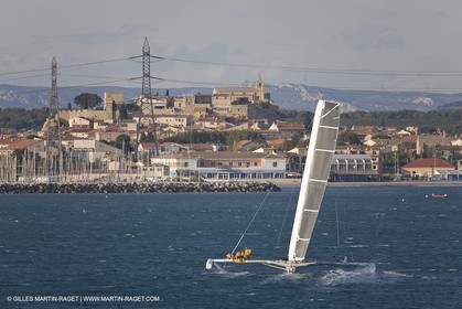 03 10 2008 - Fos   mer (FRA, 13) - L'Hydroptère - Speed record attempt