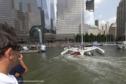 03 07 2012 - New York (USA, NY) -Krys Ocean Race prologuie - arrivée à New York