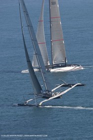 11 02 2010 - Valencia (ESP) - 33rd America's Cup - BMW ORACLE Racing - Day off 2