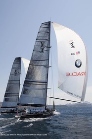 19 05 2010 - La Maddalena (ITA, Sardinia) Louis Vuitton Trophy - BMW ORACLE Racing - Training