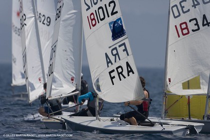 23 04 2007 - 2007 Semaine Olympique Française - Hyères (South of France) - Day 2 - Team France - Laser - Pruvot Corentin