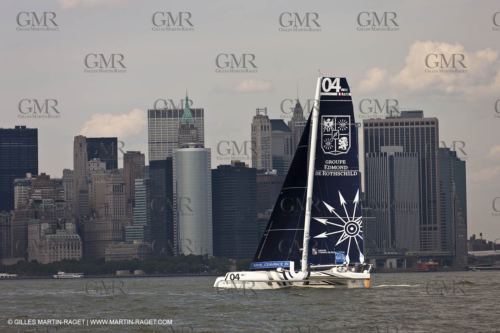 03 07 2012 - New York (USA, NY) - Krys Ocean Race prologuie - arrival in New York
