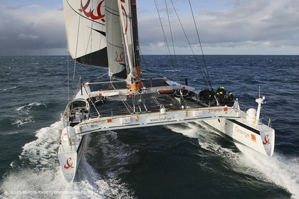 Orange II-2005 Jules Verne Trophy-Start from Ushant