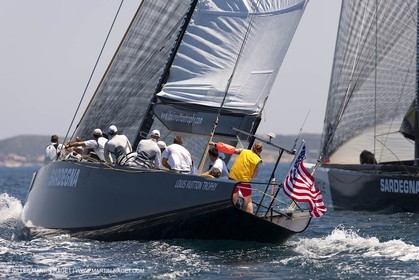 23 05 2010 - La Maddalena (ITA, Sardinia) Louis Vuitton Trophy - BMW ORACLE Racing - Racing Day 2