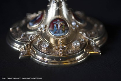 04 02 2013 - Marseille(FRA,13), Notre Dame de la Garde,liturgical silverware
