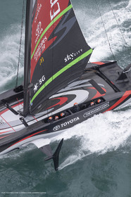 10 12 2020 - Auckland (NZL) - 36th America's Cup - Practice Sessions - Day 2 - Emirates Team New Zealand