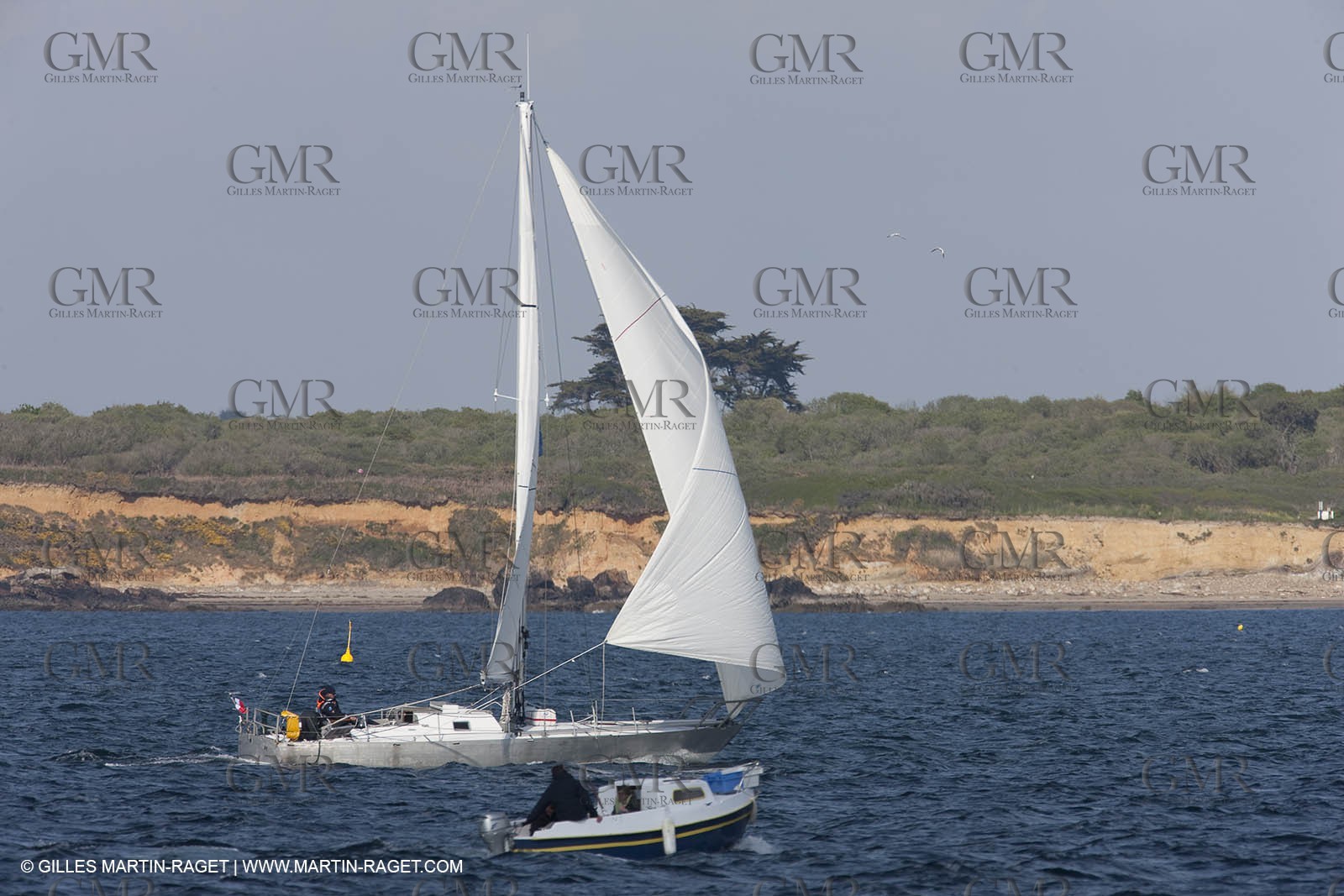 19 05 2010 - Brest (FRA,29) -  Pen Duick V in the Brest straight