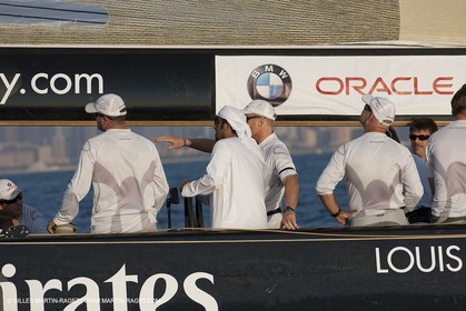 25 11 2010 - Dubai (UAE) - Dubai Louis Vuitton Trophy -  BMW ORACLE Racing Fleet races
