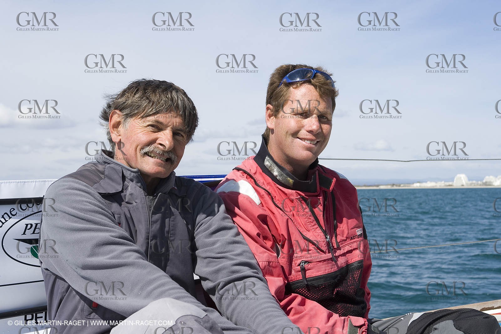 27 03 08- La Grande Motte- (FRA,34) Transat AG2R 2008- Jean-Paul Mouren- Laurent Pellecuer