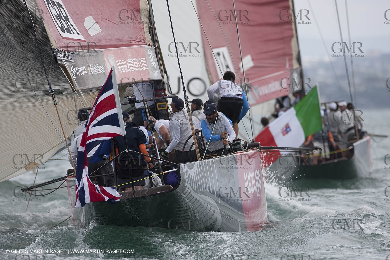 09 02 2009 - Auckland (NZL) -  Louis Vuitton Pacific Series -  Racing Day 9 - Round Robin 2