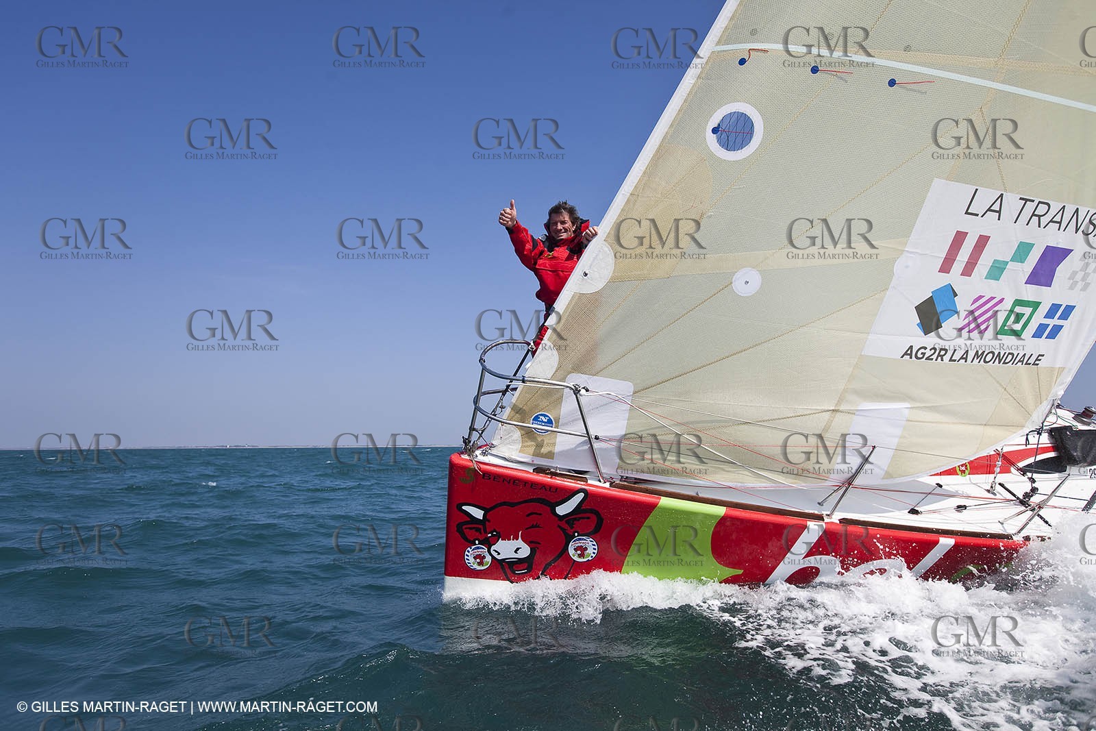 13 03 2010 -  La Grande Motte   Port Camargue (FRA) - Groupe Bel - Kito de Pavant   Sebastien Audigane training for Transat AG2R