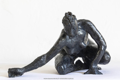 12 07 2020, St Rémy de Provence (FRA, 13) Oeuvre Germaine Richier, Le Crapaud, 1940, Epreuve d'exposition