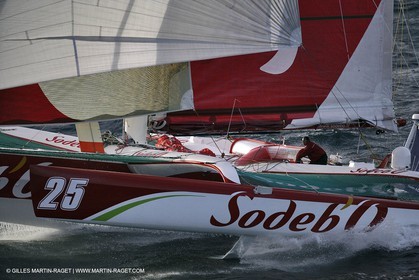 11 10 2006 -Lorient (FRA) -  Multis Orma - Entraînements Sodebo (Thomas Coville) Route du Rhum 2006