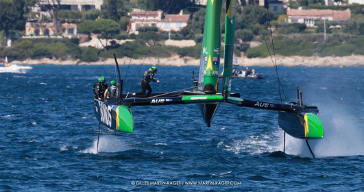 10 09 2025, Saint-Tropez,(FRA), Rockwool SailGP France Saint-Tropez, Race Day 1