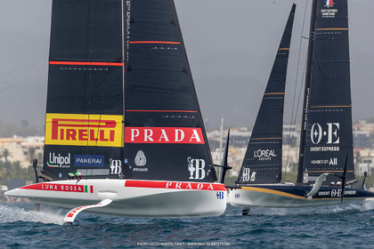 15 09 2023, Vilanova i La Geltru (ESP), 37th America's Cup, Preliminary Regatta N° 1, Race Day 3