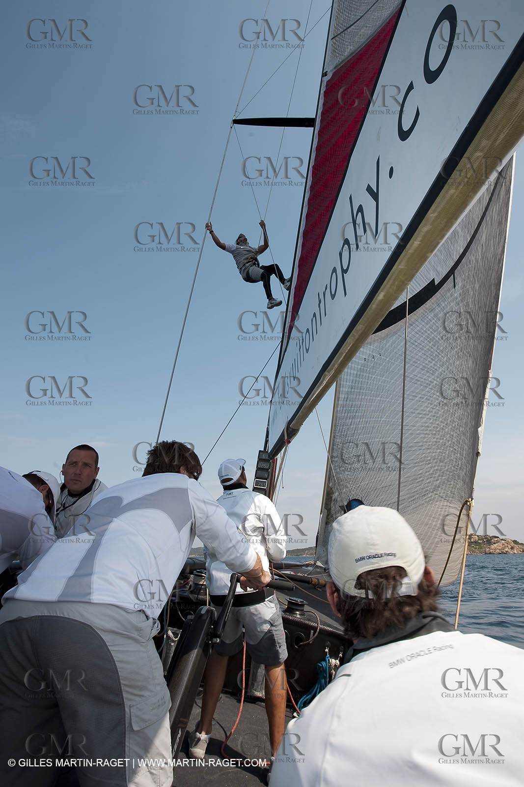 19 05 2010 - La Maddalena (ITA, Sardinia) Louis Vuitton Trophy - BMW ORACLE Racing - Training